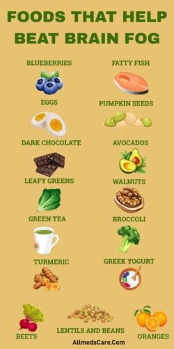 Foods to deal Brain Fog