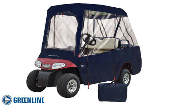 EZ GO Golf Cart Enclosures for 4 Passengers Built for All-Weather Driving