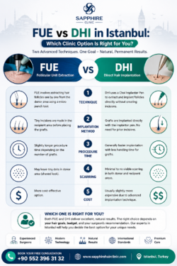 Choosing the Right Hair Transplant Clinic Istanbul: FUE vs DHI Explained