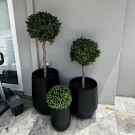 Decorative Artificial Topiary Balls and Trees for Elegant Garden Styling