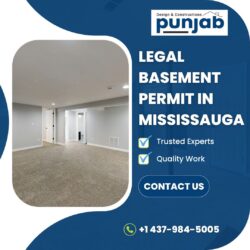 Legal Basement Permit in Mississauga | Punjab Designers