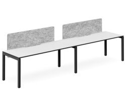 DD Plaza Workstation Single Sided For 2 Person With Sonik Screen
