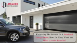Electric Sectional Garage Doors in Lancashire