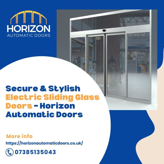 Secure & Stylish Electric Sliding Glass Doors – Horizon Automatic Doors