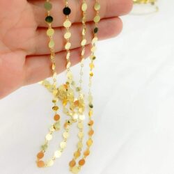 Stylish Silver Plated Chain with Modern Finish