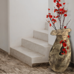 Whimsical Wood Vase