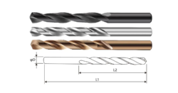 Material Straight Shank Twist Drill Suitable For Steel/Cast Iron Processing