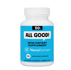 NovaFerrum All Good – 50MG Iron Capsule Supplements for Adults