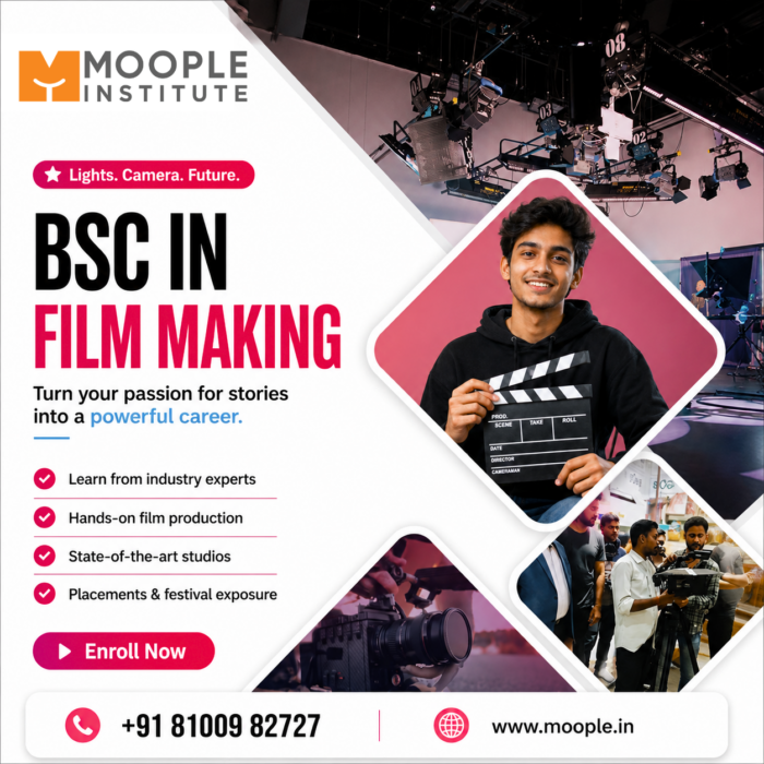 BSc in Filmmaking Course for Creative Careers
