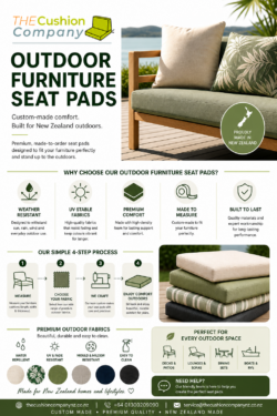 Outdoor Furniture Seat Pads NZ – Custom Made, Weather-Resistant & Durable