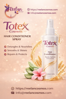Totex Conditioner Spray Advertisement for Healthy Hair