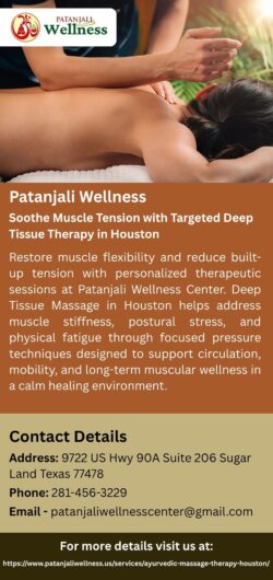 Soothe Muscle Tension with Targeted Deep Tissue Therapy in Houston