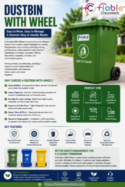 Dustbin With Wheel for Smart and Efficient Waste Management