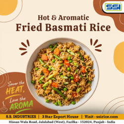 Hot & Aromatic Fried Basmati Rice | Basmati Rice Manufacturers India