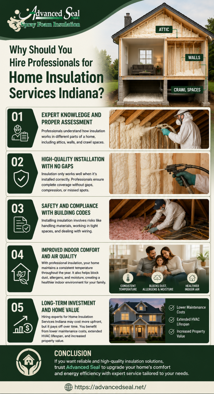 Why Should You Hire Professionals for Home Insulation Services Indiana?