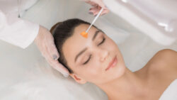 How do chemical peels target uneven skin tone