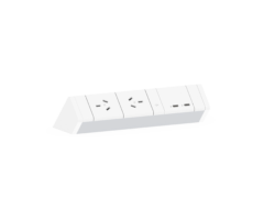 CM Athena Above Desk Power Rail – 2GPO & 2 USB Charging