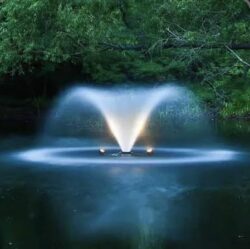 Powerful Designs with Floating Fountains for Large Ponds
