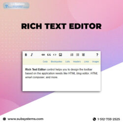 Rich Text Edit Control