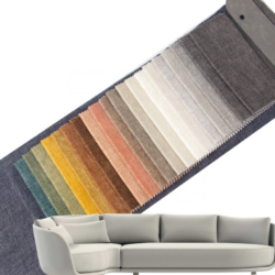 Polyester Upholstery Chenille Fabric for Textiles Sofas Curtains