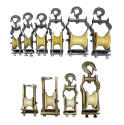 Single Sheave Stringing Cable Pulley Block Nylon Cable Roller
