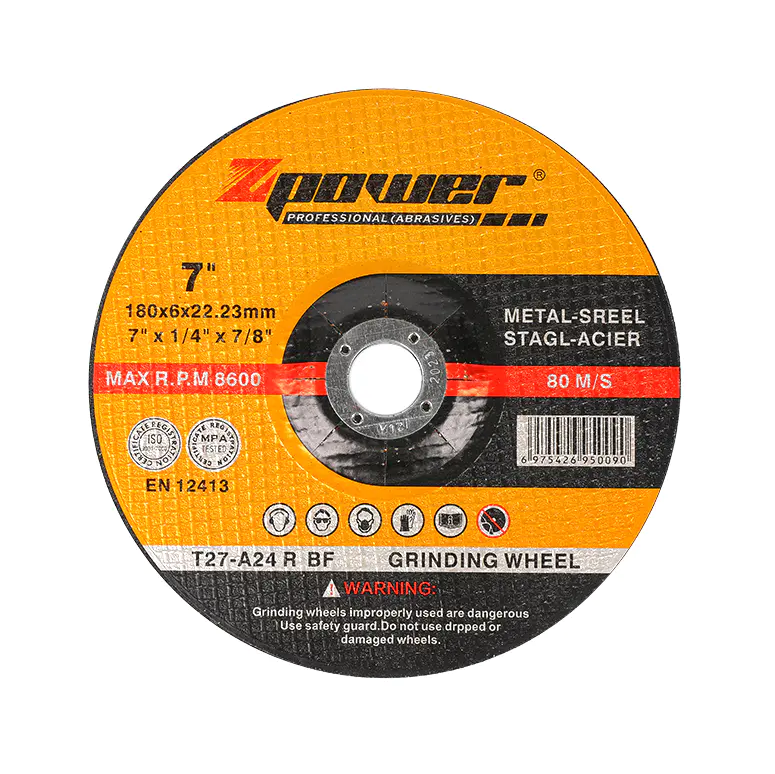 7” 180x6x22.23mm Resin Grinding Wheel For Metal