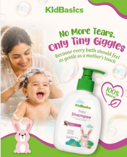 Natural Shampoo for Infants by KidBasics