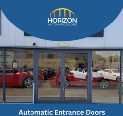 Stylish Automatic Entrance Doors for Smart Building Access