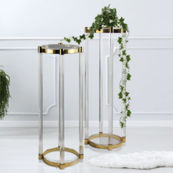 Aurora Acrylic Display Pedestal / Plant Stand