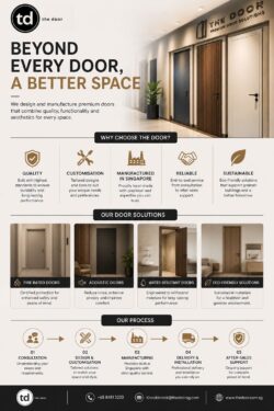 Transform Every Space with Singapore’s Leading Door Manufacturer