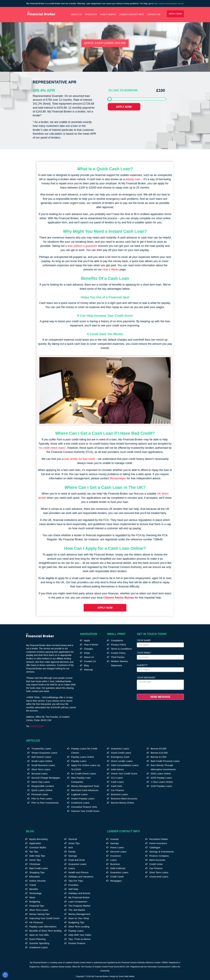 Cash Advance Loan