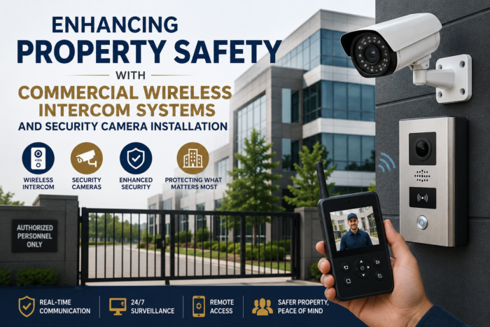 Enhancing Property Safety with Commercial Wireless Intercom Systems and Security Camera Installation