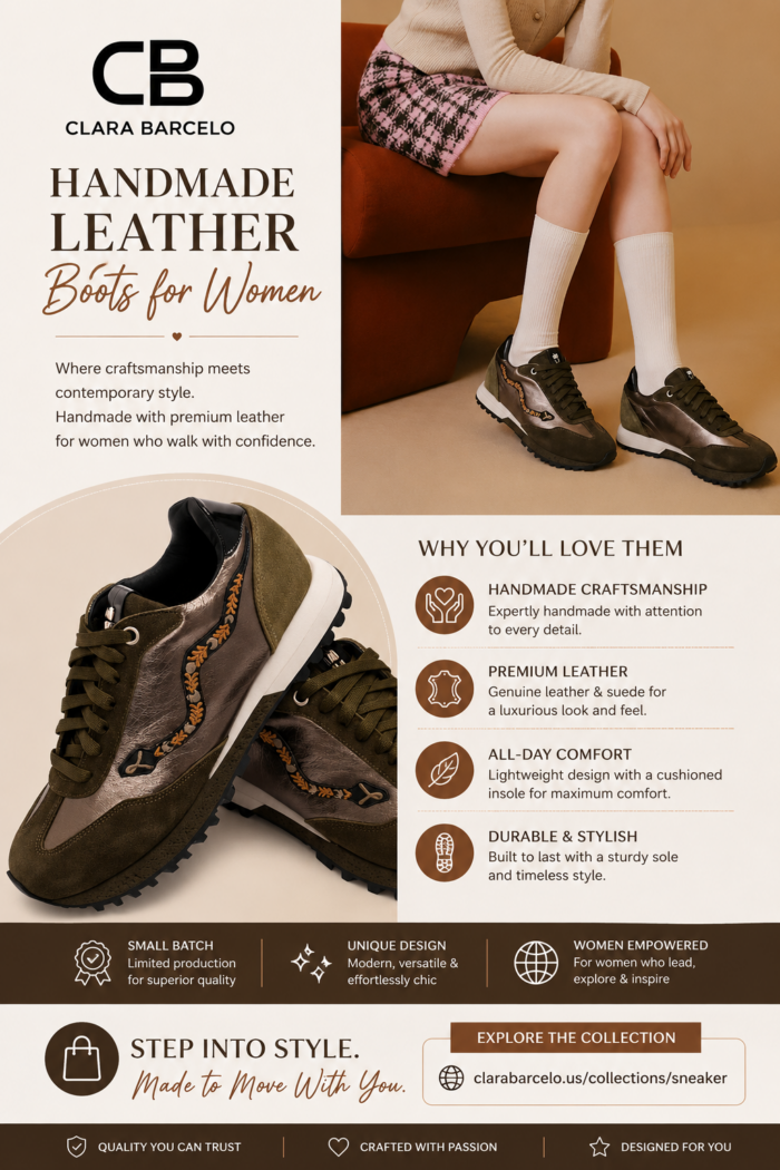 Women’s Handmade Leather Boots – Shop Clara Barcelo Today