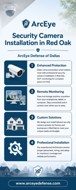 Security Camera Installation in Red Oak for Better Safety