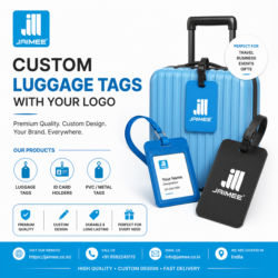 Premium Custom Luggage Tags with Logo