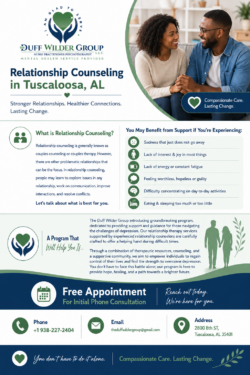 Relationship Counseling in Tuscaloosa AL for Stronger, Healthier Relationships