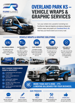 Commercial Vehicle Wraps in Overland Land : Turn Your Fleet into Moving Billboards
