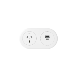 CM Echo In Desk GPO with USB Fast Charging Module