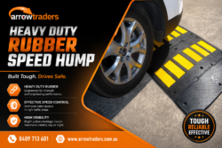 Reduce Workplace Traffic Speed Using a Heavy-Duty Rubber Speed Hump System