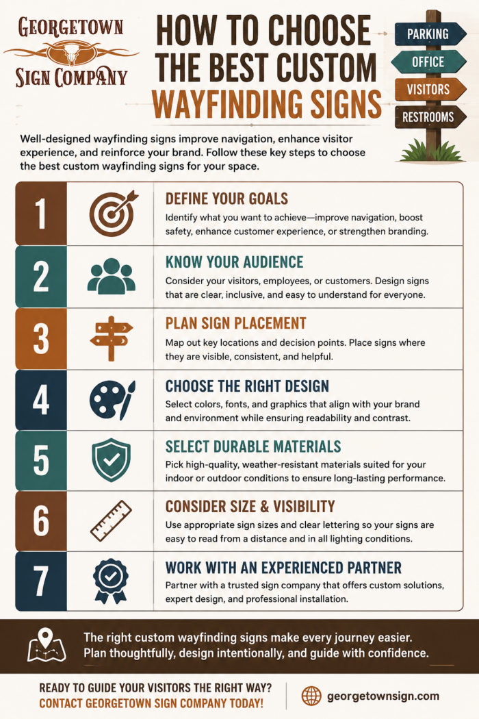 How to Choose the Best Custom Wayfinding Signs