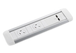 CM Centra In-Desk Unit with 2 GPO With Rotating Cover & 2 USB Fast Charge