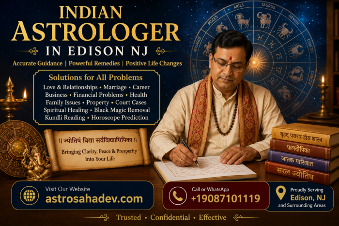 Indian Astrologer in Edison NJ – Astrologer Pandit Sahadev for Accurate Horoscope Readings