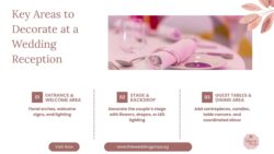 Key Areas to Decorate at a Wedding Reception