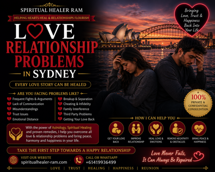 Love Relationship Problems in Sydney – Effective Astrology Solutions for Couples and Partners