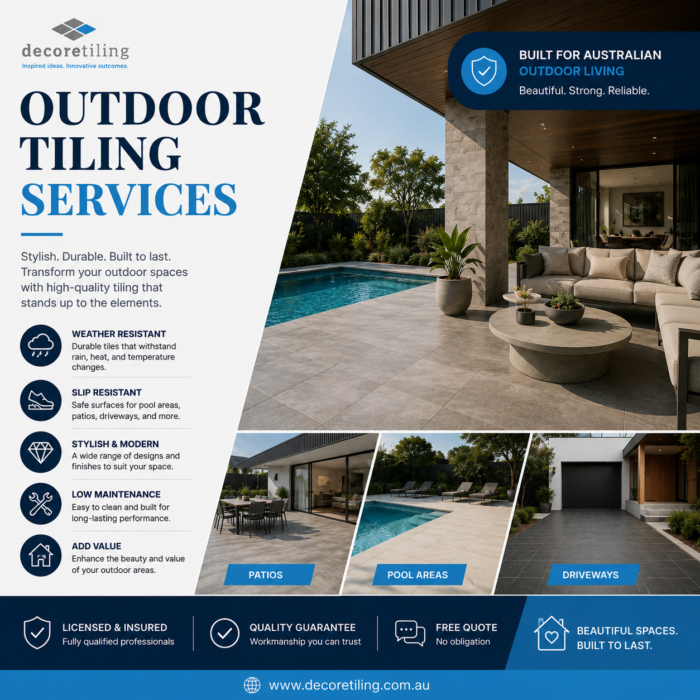 Professional Outdoor Tiling Services Designed to Last