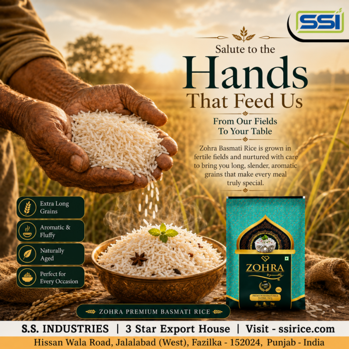 Premium Basmati Rice From Our Fields to Your Table