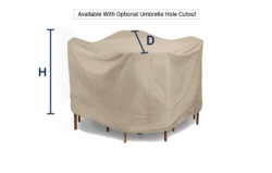 Eevelle Meridian Round Table Set Cover