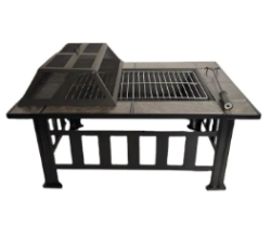 Black Outdoor Flip Grill