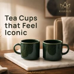 Host with Elegant Tea Cup Set of 6 | Kairaus
