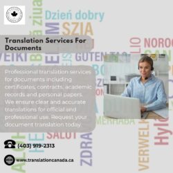 Translation Services For Documents